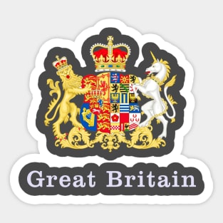 Сoat of arms of Great Britain Sticker